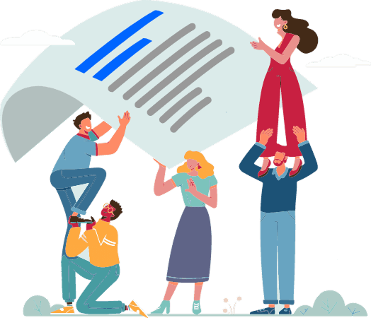 Customer support illustration